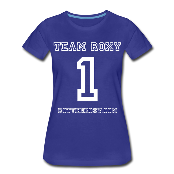 Team Roxy Women’s Premium T-Shirt - royal blue