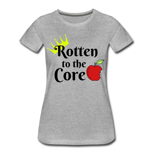 Rotten to the Core Women’s Premium T-Shirt - heather gray
