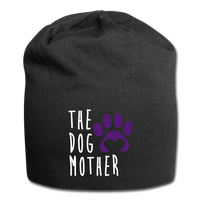 The Dog Mother Soft Knit Jersey Beanie - black