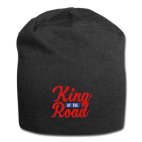 King of the Road Soft Knit Jersey Beanie - charcoal grey