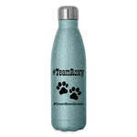 Turquoise Glitter Team Roxy Insulated Stainless Steel Water Bottle - turquoise glitter