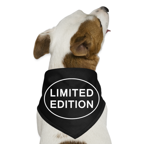 Limited Edition Pet Dog Bandana - black