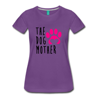 The Dog Mother Women’s Premium T-Shirt Sizes S, M, L, XL, 2XL, 3XL - purple