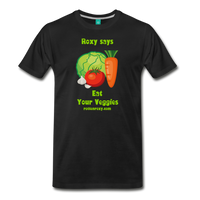 Men's Eat Your Veggies Premium T-Shirt Sizes S, M, L, XL, 2XL, 3XL, 4XL, 5XL - black