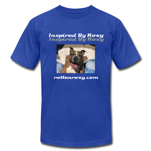 Inspired by Roxy Unisex Jersey T-Shirt - royal blue