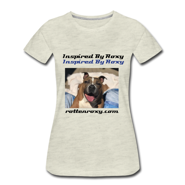 Inspired by Roxy Women’s Premium T-Shirt - heather oatmeal