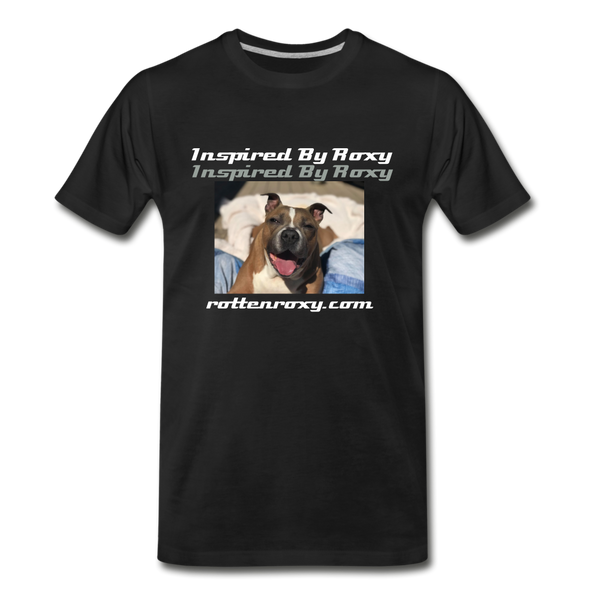 Inspired by Roxy Men's Premium T-Shirt - black