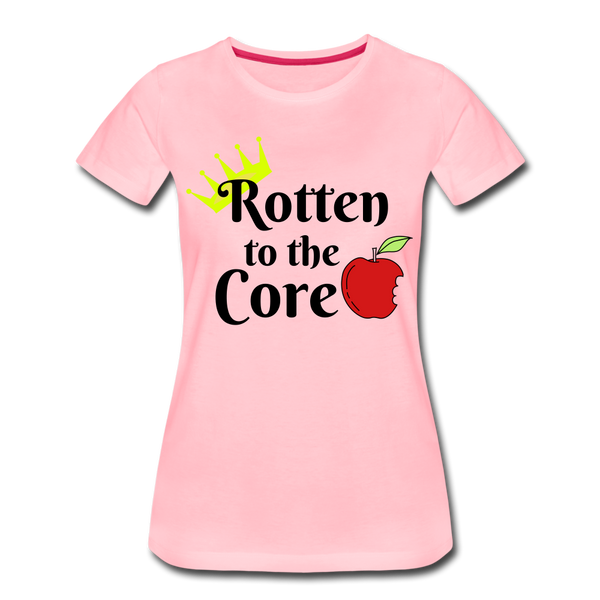 Rotten to the Core Women’s Premium T-Shirt - pink