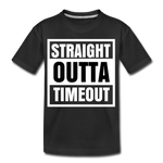 Straight Outta Timeout Kids' Premium T-Shirt - black