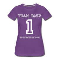 Team Roxy Women’s Premium T-Shirt - purple