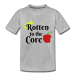 Rotten to the Core Kids' Premium T-Shirt - heather gray