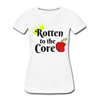 Rotten to the Core Women’s Premium T-Shirt - white
