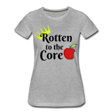 Rotten to the Core Women’s Premium T-Shirt - heather gray