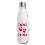 DOG MOM Insulated Stainless Steel Water Bottle - white