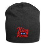 King of the Road Soft Knit Jersey Beanie - charcoal grey