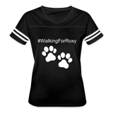 Walking for Roxy Women’s Vintage Sport T-Shirt - black/white