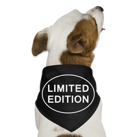 Limited Edition Pet Dog Bandana - black