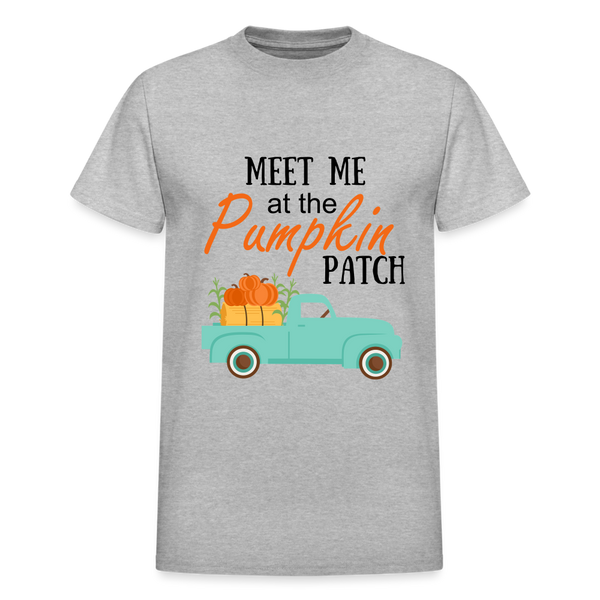 Meet me at the Pumpkin Patch Adult T-Shirt - heather gray